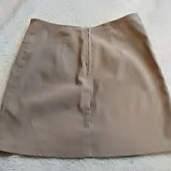 COPY - Vintage Khaki Form Fitting Mini Skirt - Picture 3 of 7